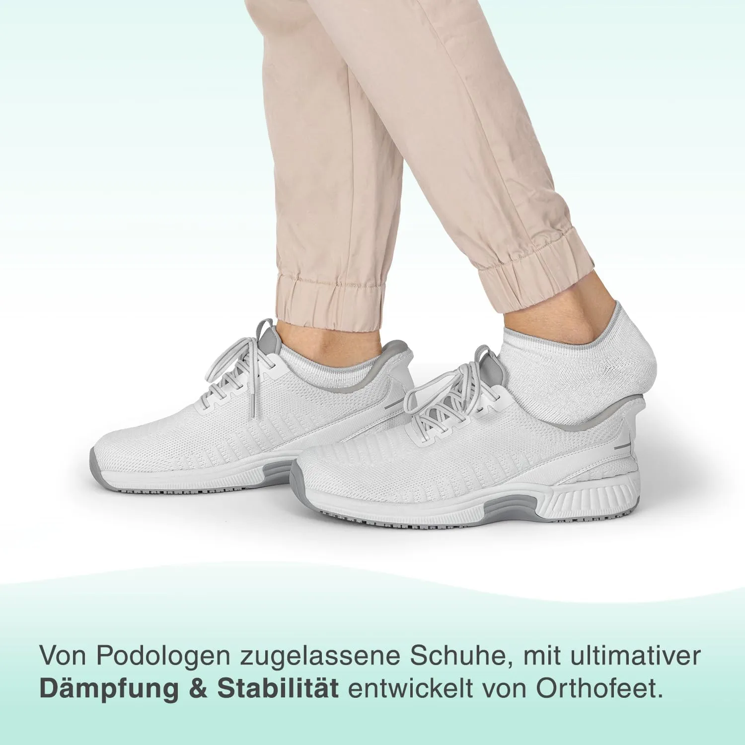 Orthofeet Women's Orthopedic Knit Kita Hands-Free Sneakers