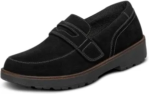Orthofeet Women's Orthopedic Leather Shelly Loafer for Foot Pain Relief