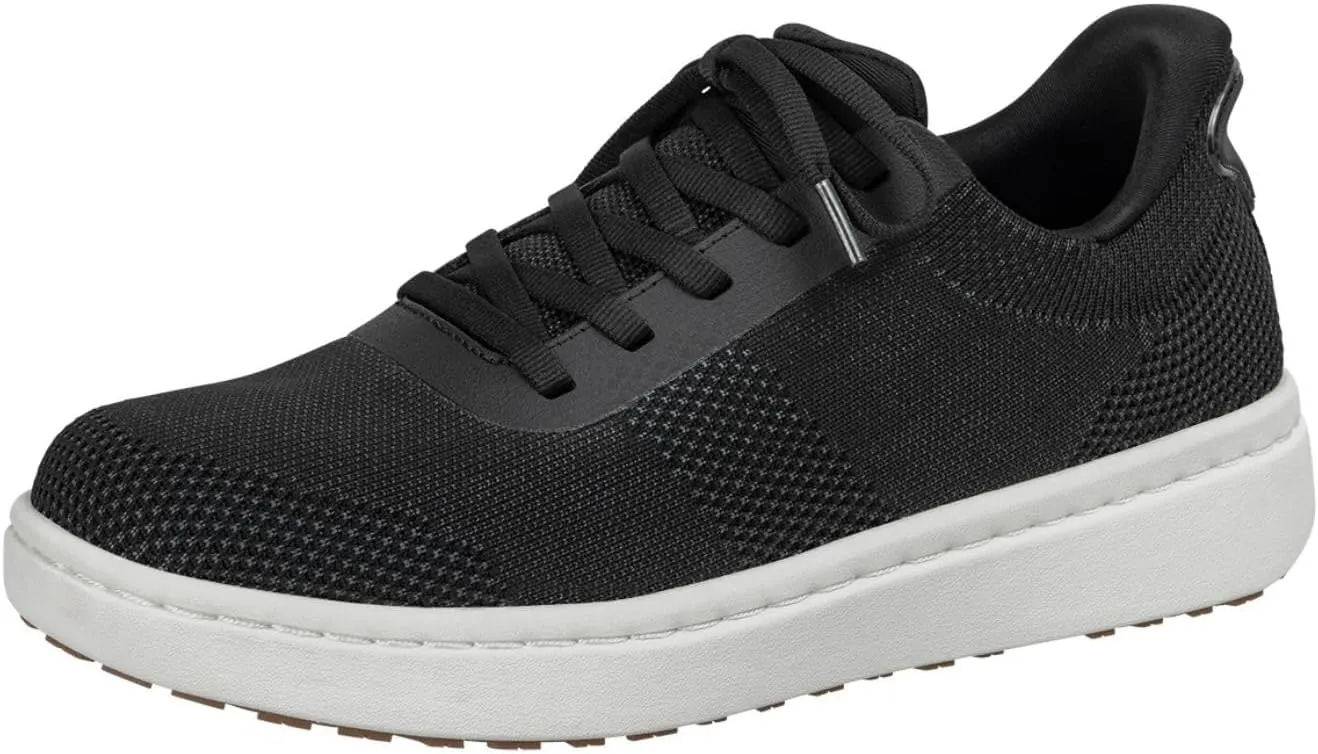 Orthofeet Women's Orthopedic Leather Wander Hands-Free Sneakers