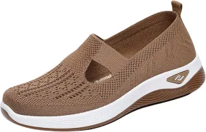 Orthopedic Shoes for Women Woven Orthopedic Breathable Soft Shoes Comfort Wear Orthowear Shoe Mesh Walking Sneakers