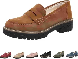 Orthoture Womens Shoes, Orthoture Orthopedic Platform Loafers, Womens Loafers Comfortable, Slip on Comfort Casual Fashion
