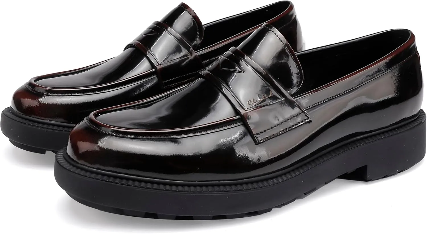 Patent Leather Loafer Slip-on, Formal Dress Shoes Classical Penny Loafers for Men