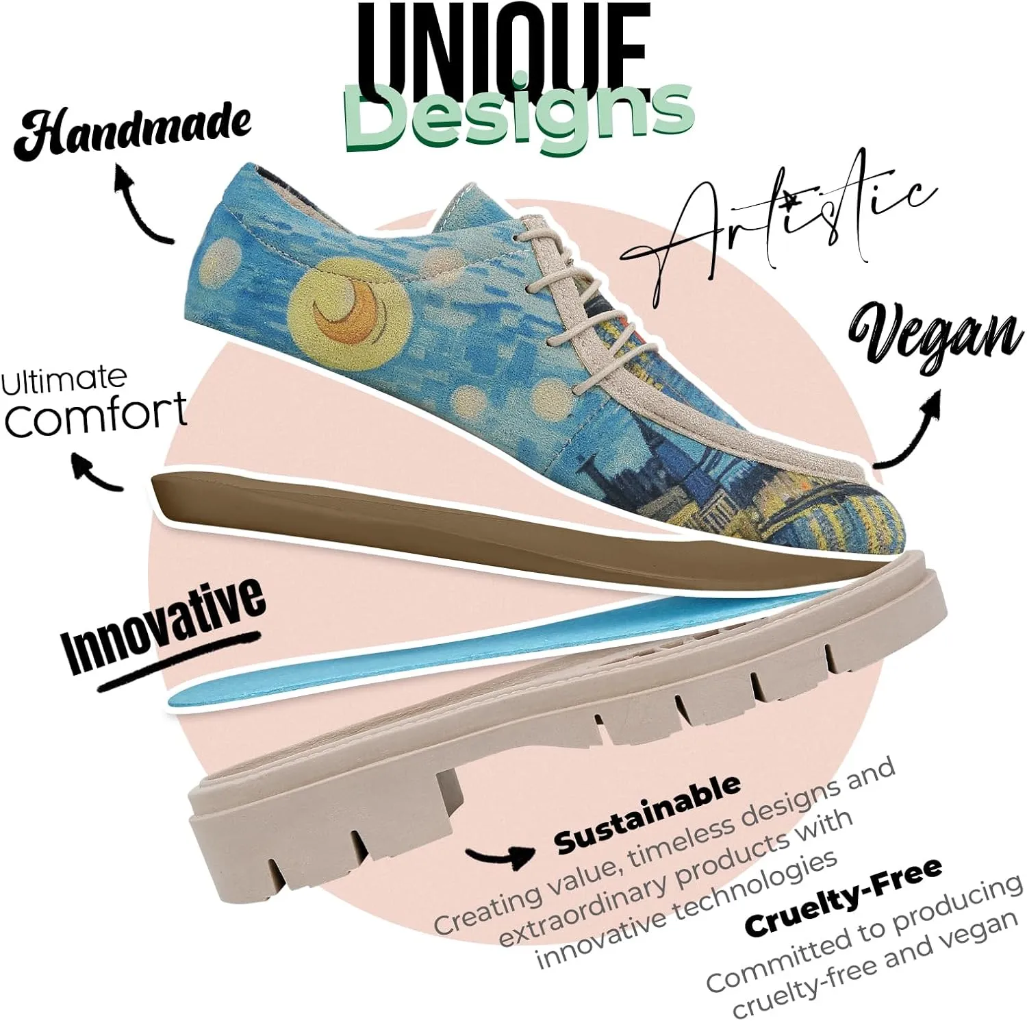 Penny Loafers for Women - Handmade and Vegan Leather Platform Loafers for Women