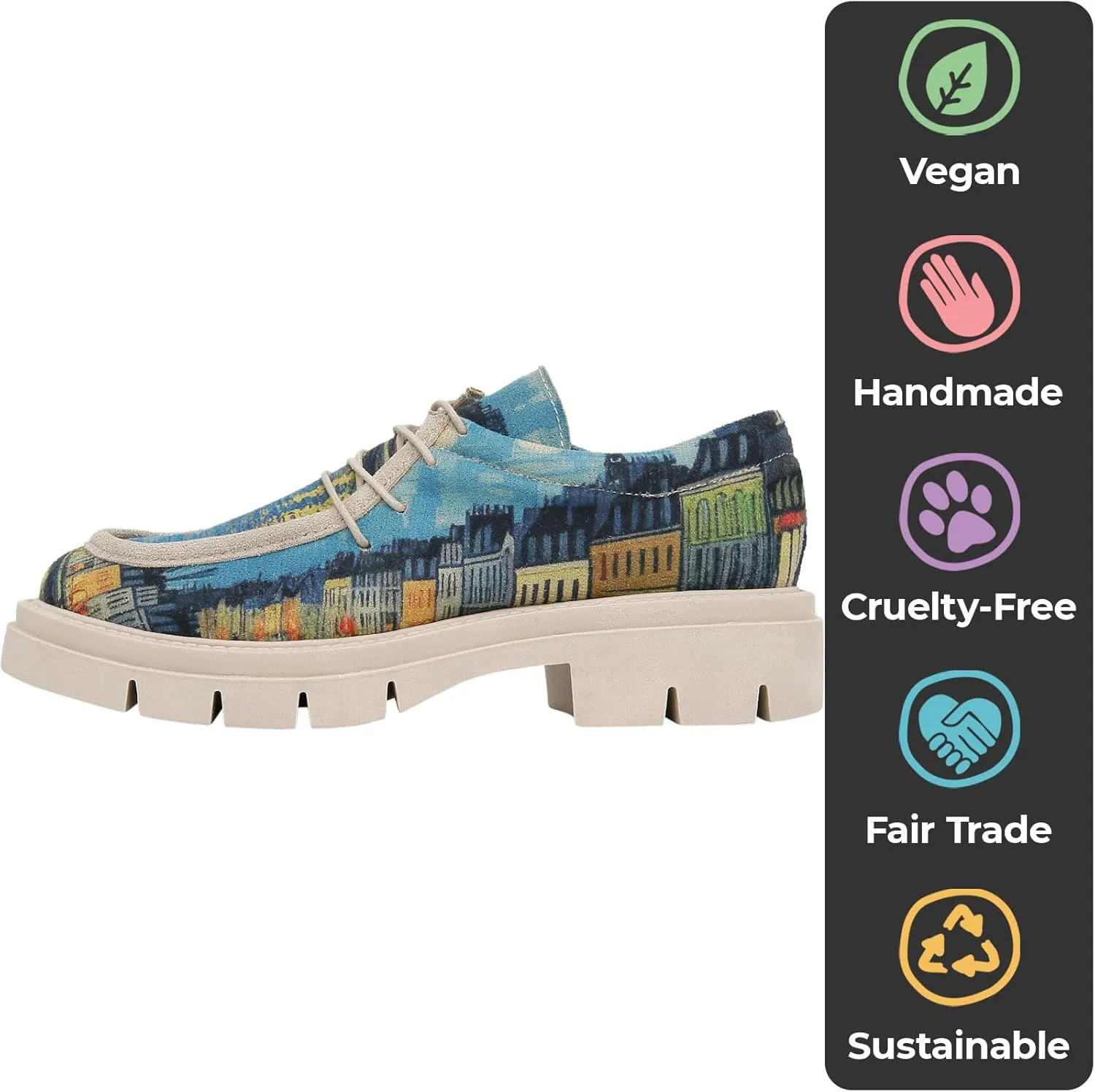 Penny Loafers for Women - Handmade and Vegan Leather Platform Loafers for Women