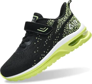 PERSOUL Air Shoes for Boys Girls Kids Children Tennis Sports Athletic Gym Running Sneakers