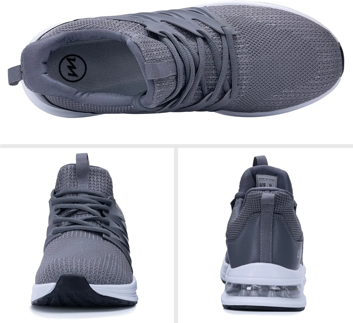 PERSOUL Mens Air Running Shoes Athletic Tennis Sneakers Lightweight Breathable Workout Gym Jogging Sport Shoes for Men Size7-13