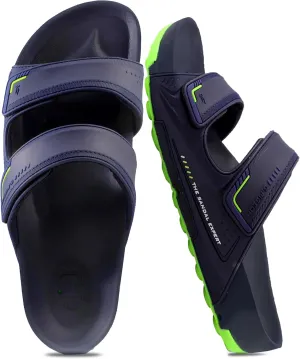 PIRO Unisex Orthoheel High Density Gel Slide Sandals Water Release Sole