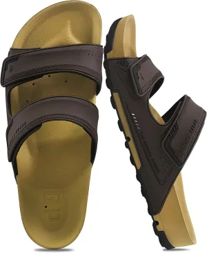 PIRO Unisex Orthoheel High Density Gel Slide Sandals Water Release Sole
