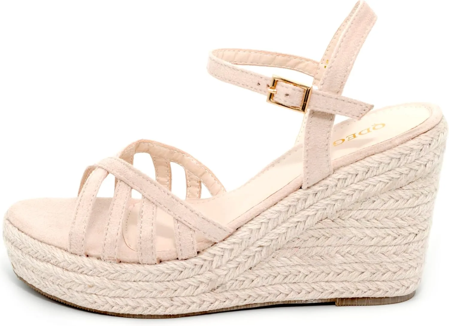 Platform High Heels Medium Width Comfortable Wedge Sandals for Women Dressy Espadrilles Wedding Summer
