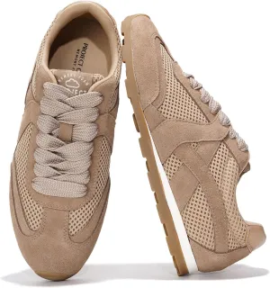 Project Cloud Genuine Leather Womens Shoes – Stylish Memory Foam Sneakers for Women – Lightweight & Non Slip Women's Fashion Sneakers for 2025 (Tiger)