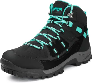 R CORD Hiking Boots Womens Walking Boots for Outdoor Womens Hiking Boots Waterproof Non-Slip Hiking Shoes Womens Comfortable Womens Hiking Shoes