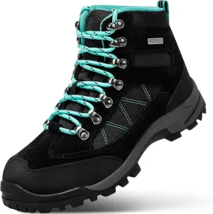 R CORD Hiking Boots Womens Waterproof Outdoor Womens Hiking Boots Trekking Camping Trail Boots