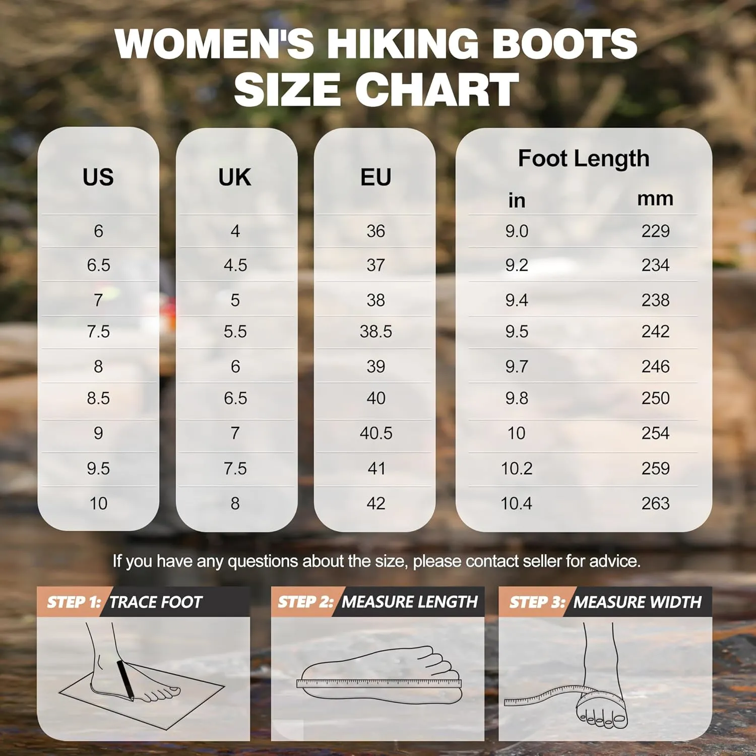 R CORD Womens Hiking Boots Waterproof Hiking Boots Womens Non-Slip Lightweight Outdoor Hiking Shoes Trekking Camping Trail Outdoor