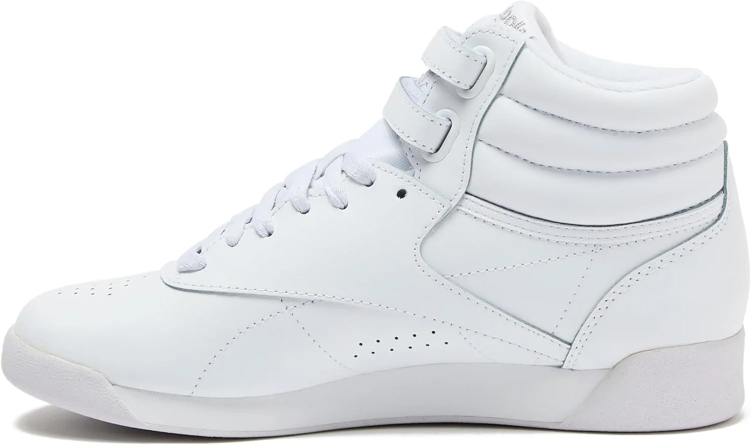 Reebok Women's Freestyle Hi High Top Sneakers for Women, Black or White Basketball and Tennis Shoes Womens Size 5-12