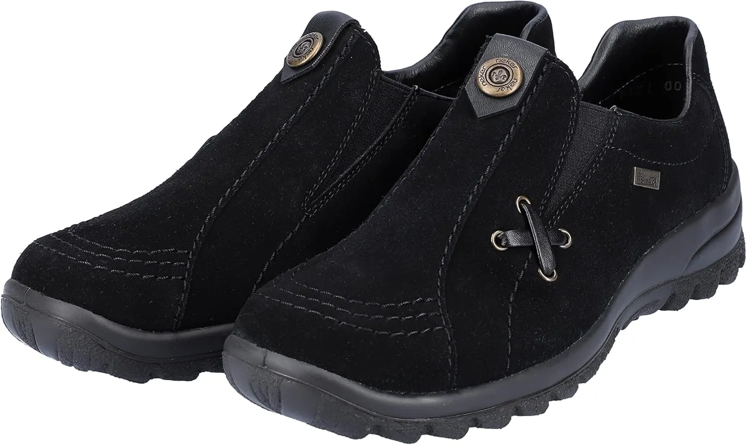 Rieker Emilia Womens Casual Suede Slip On Loafers