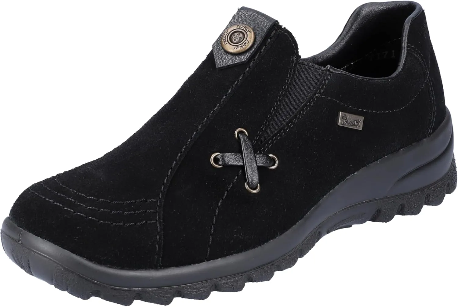 Rieker Emilia Womens Casual Suede Slip On Loafers