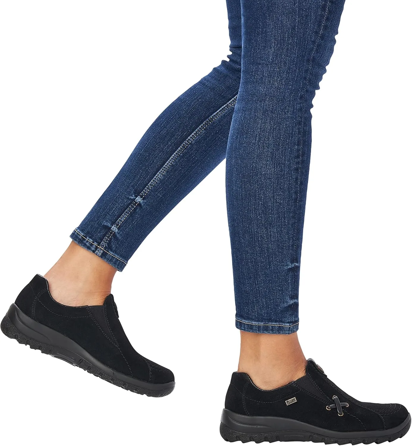 Rieker Emilia Womens Casual Suede Slip On Loafers