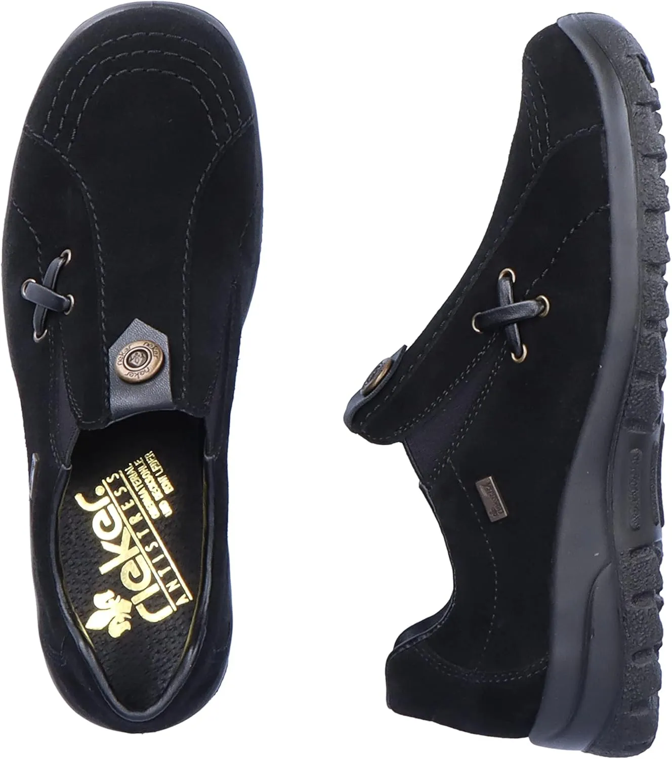 Rieker Emilia Womens Casual Suede Slip On Loafers