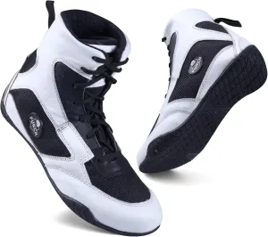 Rightpunch Breathable Boxing Shoes for Men, Women, and Youth | Non-Slip Lightweight Training Boxing Shoes with Rubber Sole