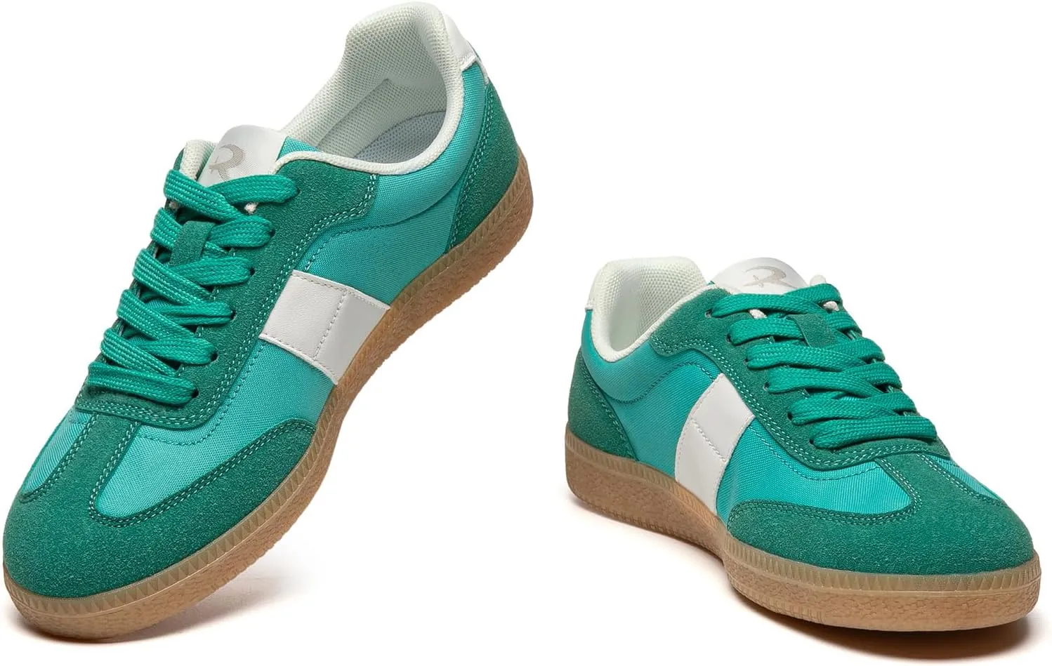 Rihero Women's Fashion Sneakers Comfortable Walking Shoes Casual Lace-Up Non Slip Sneakers