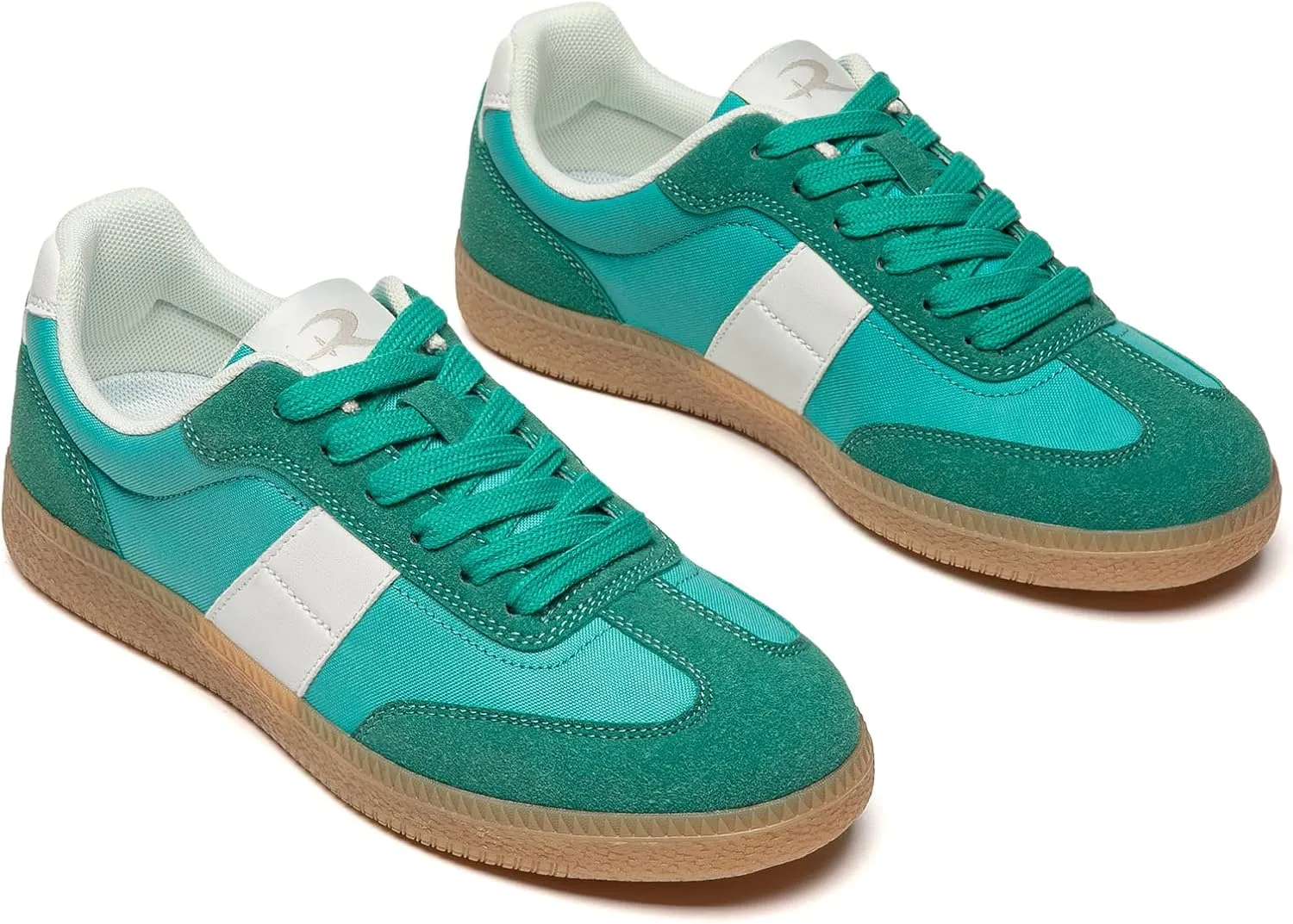 Rihero Women's Fashion Sneakers Comfortable Walking Shoes Casual Lace-Up Non Slip Sneakers