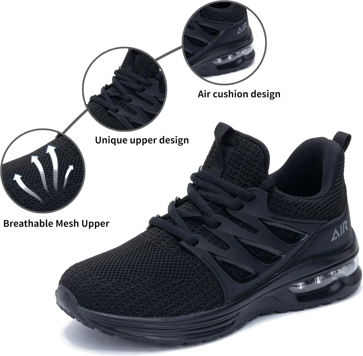 RomenSi Womens Air Athletic Running Sneakers Fashion Breathable Sport Gym Walking Tennis Shoes (US5.5-11)