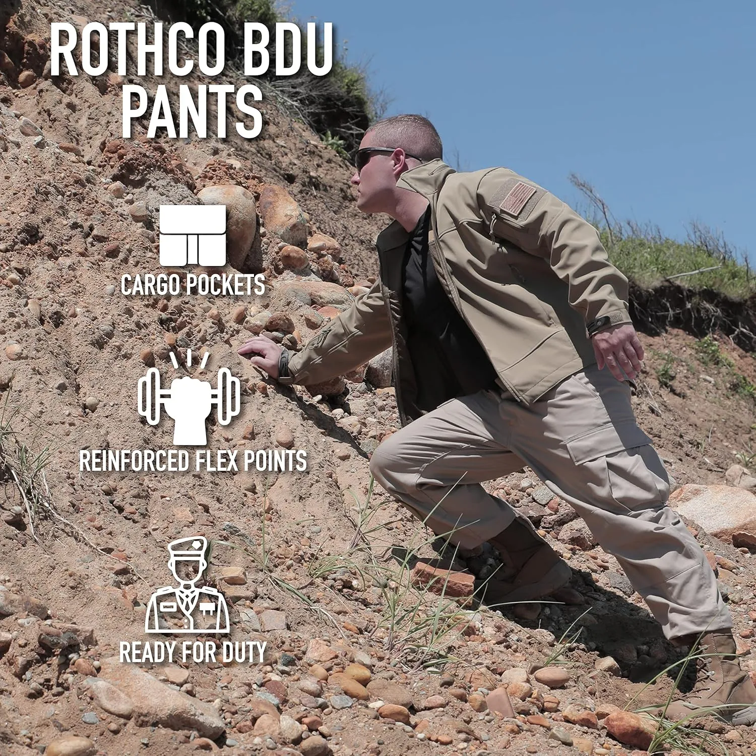 Rothco Camo Tactical BDU Pants Camo Cargo Pants