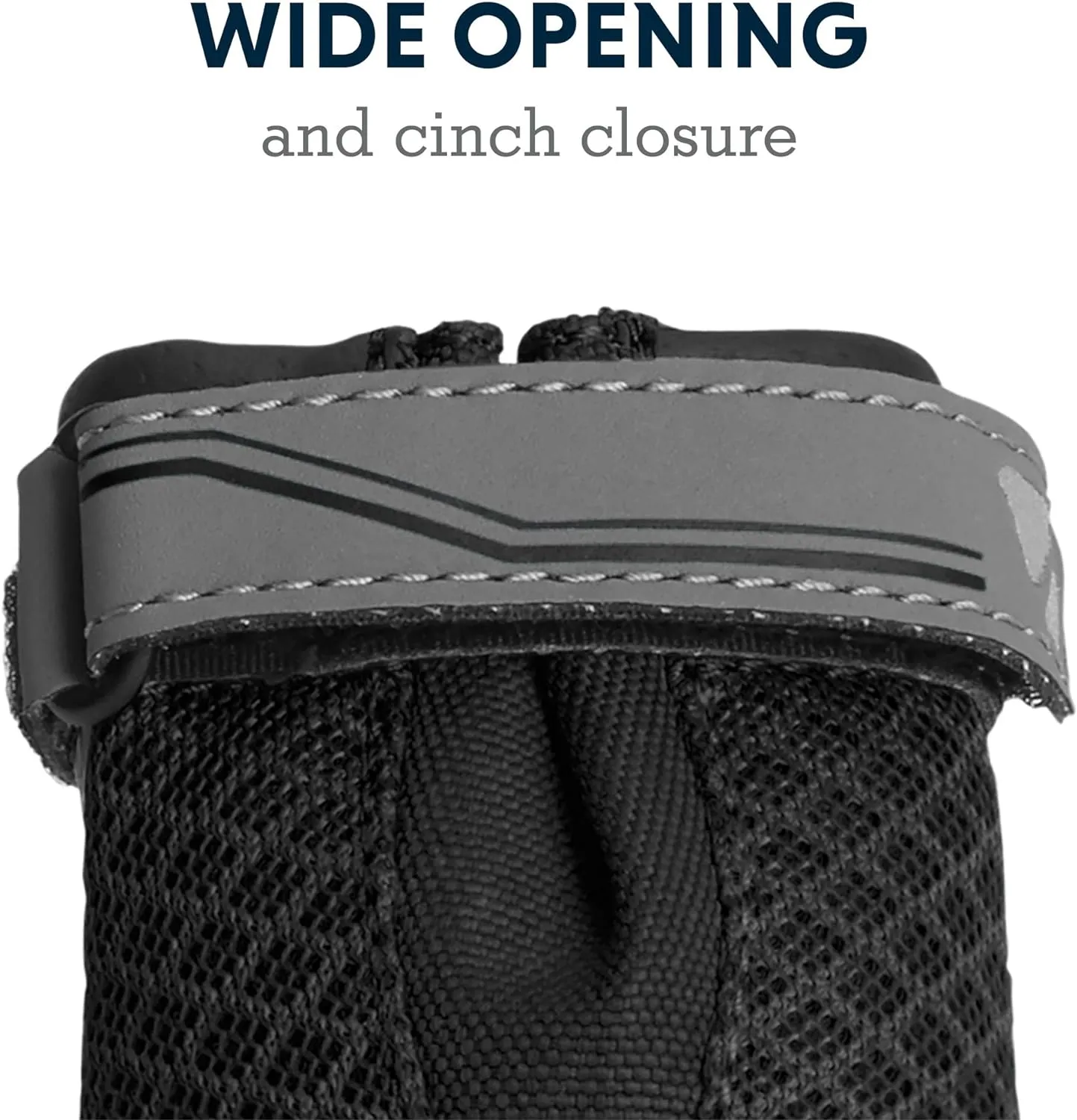 Ruffwear, Grip Trex Dog Shoes, Non-Slip Boots for Hot Pavement & Snow, Weatherproof Paw Protection with Breathable Mesh, Rugged Sole for Hiking, Obsidian Black, 3.25"