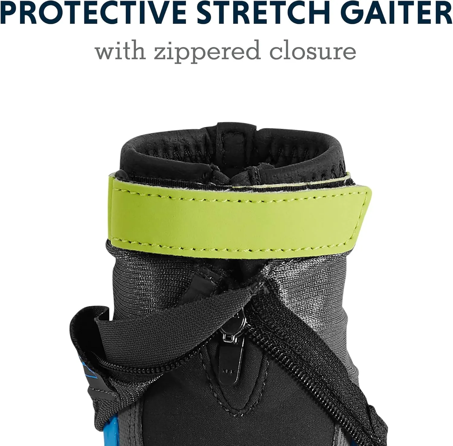 Ruffwear, Polar Trex Waterproof Winter Dog Boots with Rubber Soles for Cold Weather, Obsidian Black, 3.25"