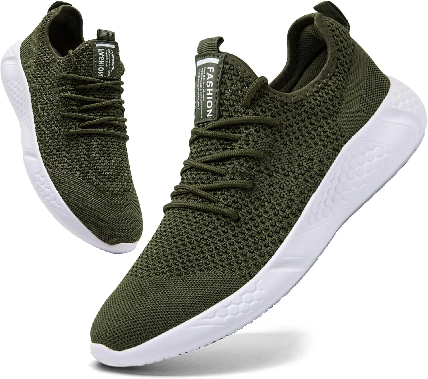 Running Shoes for Men Sneakers Tennis Gym Workout Slip On Casual Athletic Lightweight Breathable Walking Comfortable