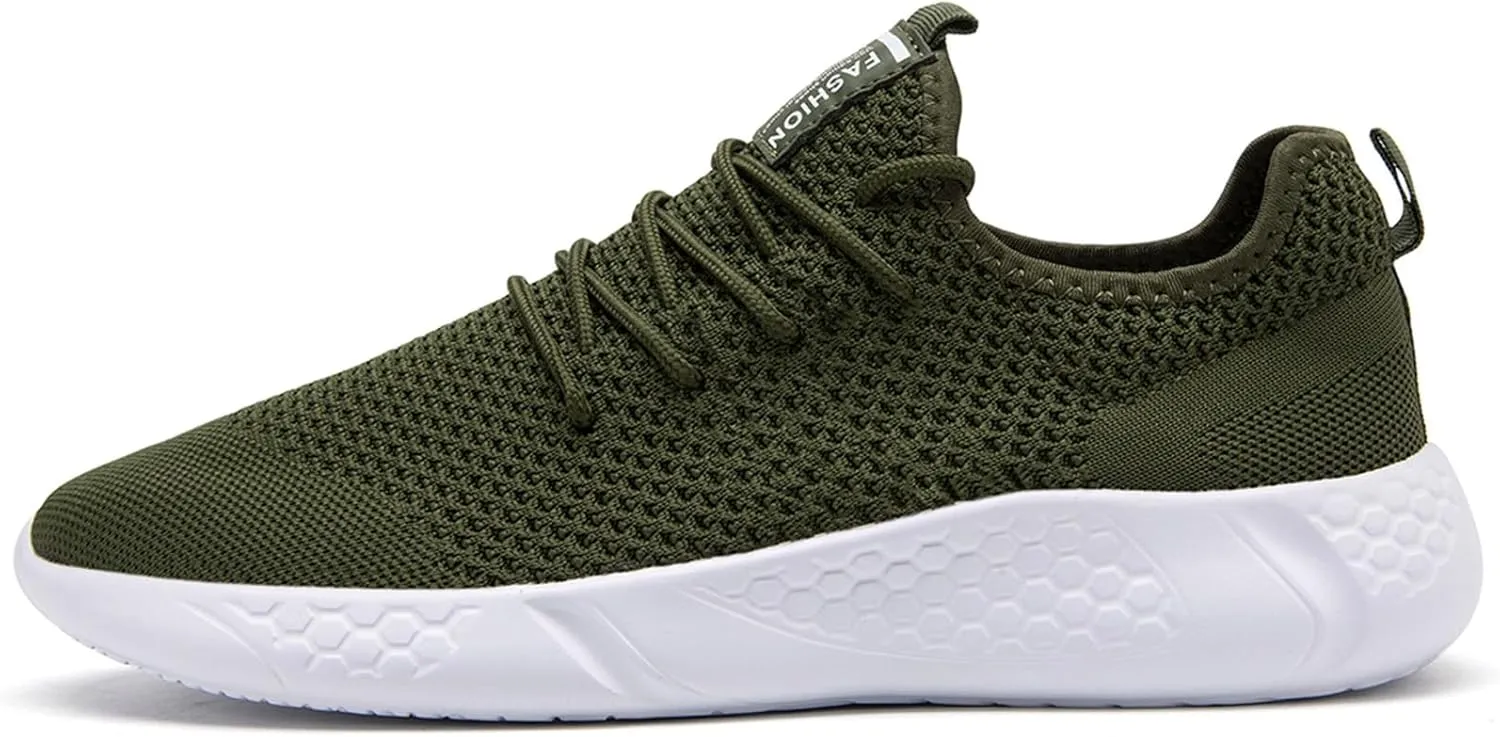 Running Shoes for Men Sneakers Tennis Gym Workout Slip On Casual Athletic Lightweight Breathable Walking Comfortable