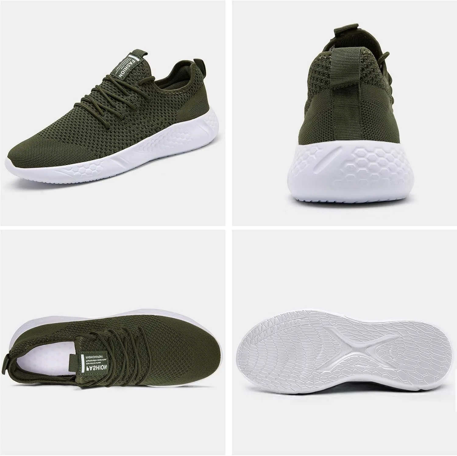 Running Shoes for Men Sneakers Tennis Gym Workout Slip On Casual Athletic Lightweight Breathable Walking Comfortable