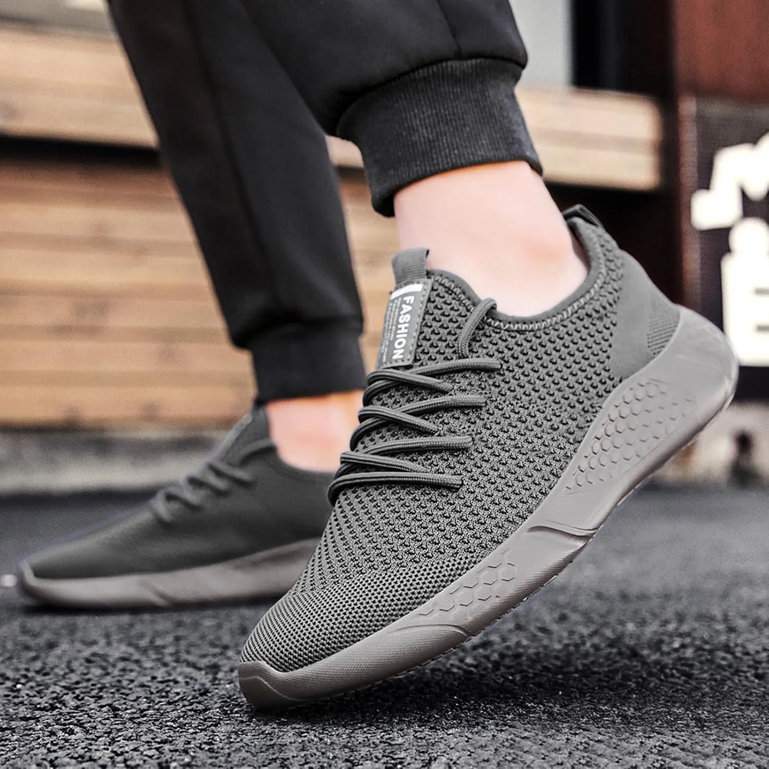Running Shoes for Men Sneakers Tennis Gym Workout Slip On Casual Athletic Lightweight Breathable Walking Comfortable