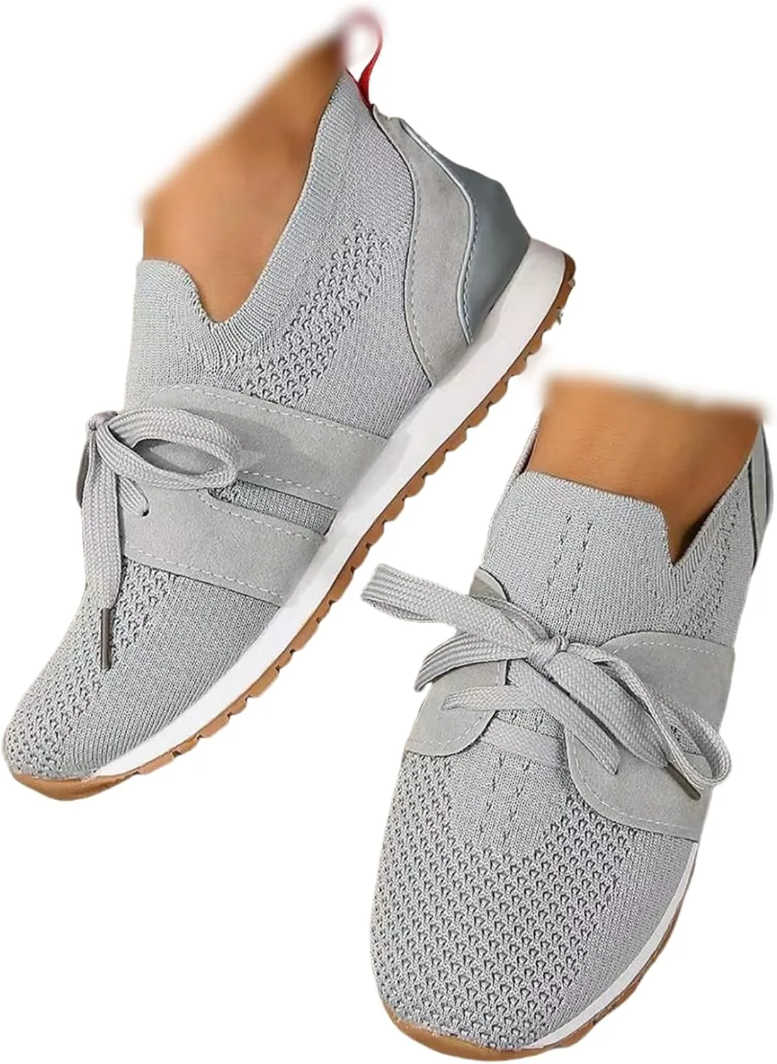 Running Shoes For Women Arch Support Walking Comfort Light Weight Tennis Shoes Slip On Gym Fashion Sneakers