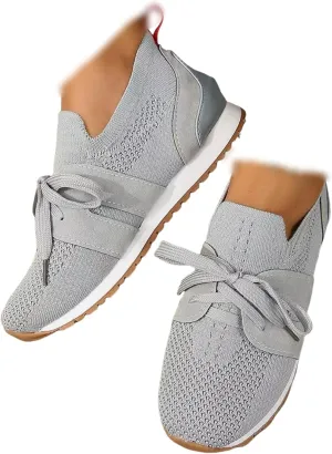 Running Shoes For Women Arch Support Walking Comfort Light Weight Tennis Shoes Slip On Gym Fashion Sneakers