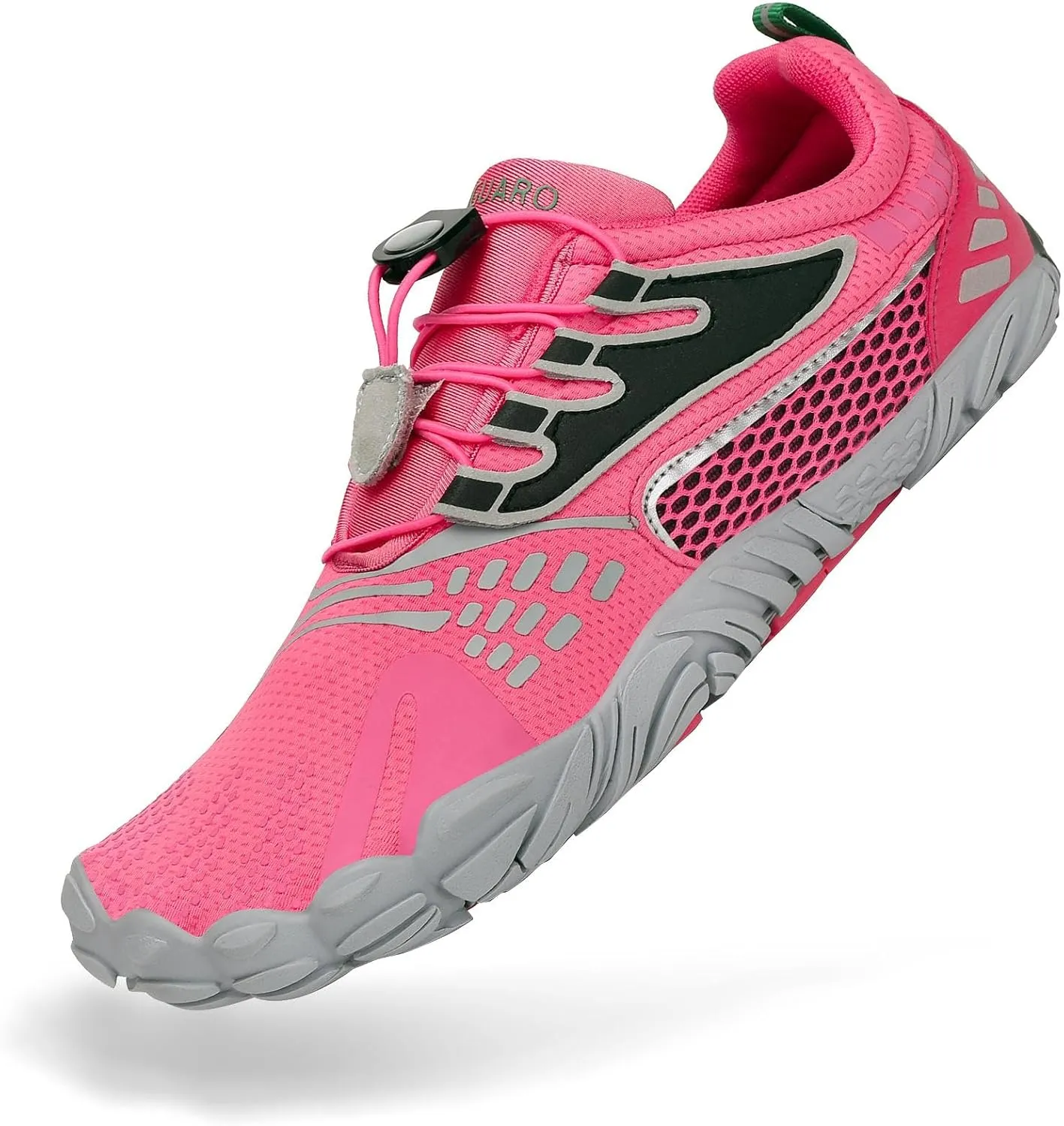 SAGUARO Women's Minimalist Trail Runner Barefoot Walking Gym Running Outdoor Quick Dry Beach Swimming Aqua Sports Water Shoes Pink,7 Women/5 Men