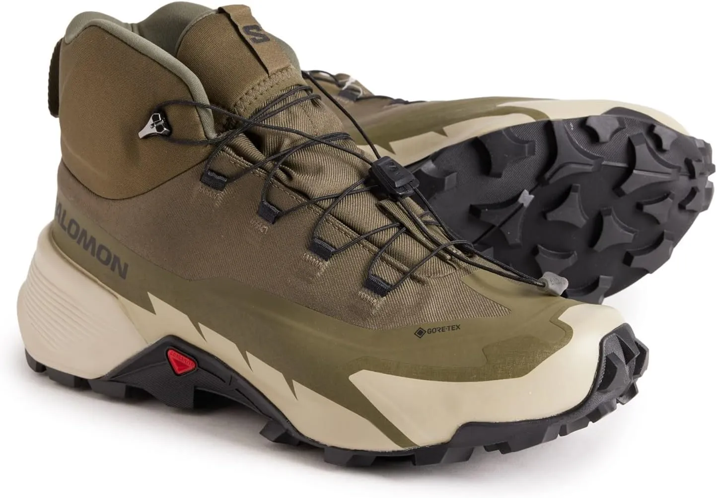 Salomon Cross Hike 2 Mid GTX Men's Hiking Boots Olive Night/Moss Gray 12.5