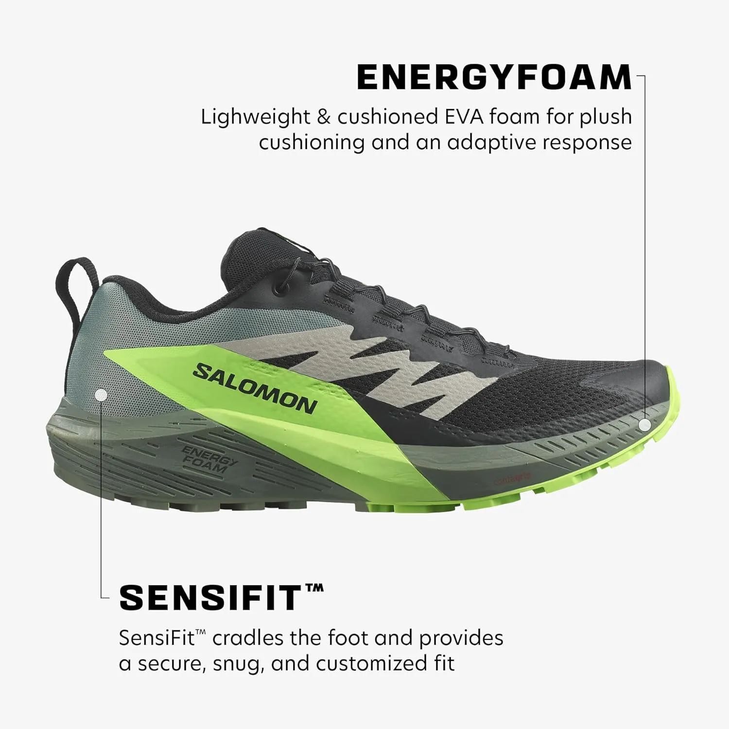Salomon Men's Sense Ride 5 Hiking Shoe