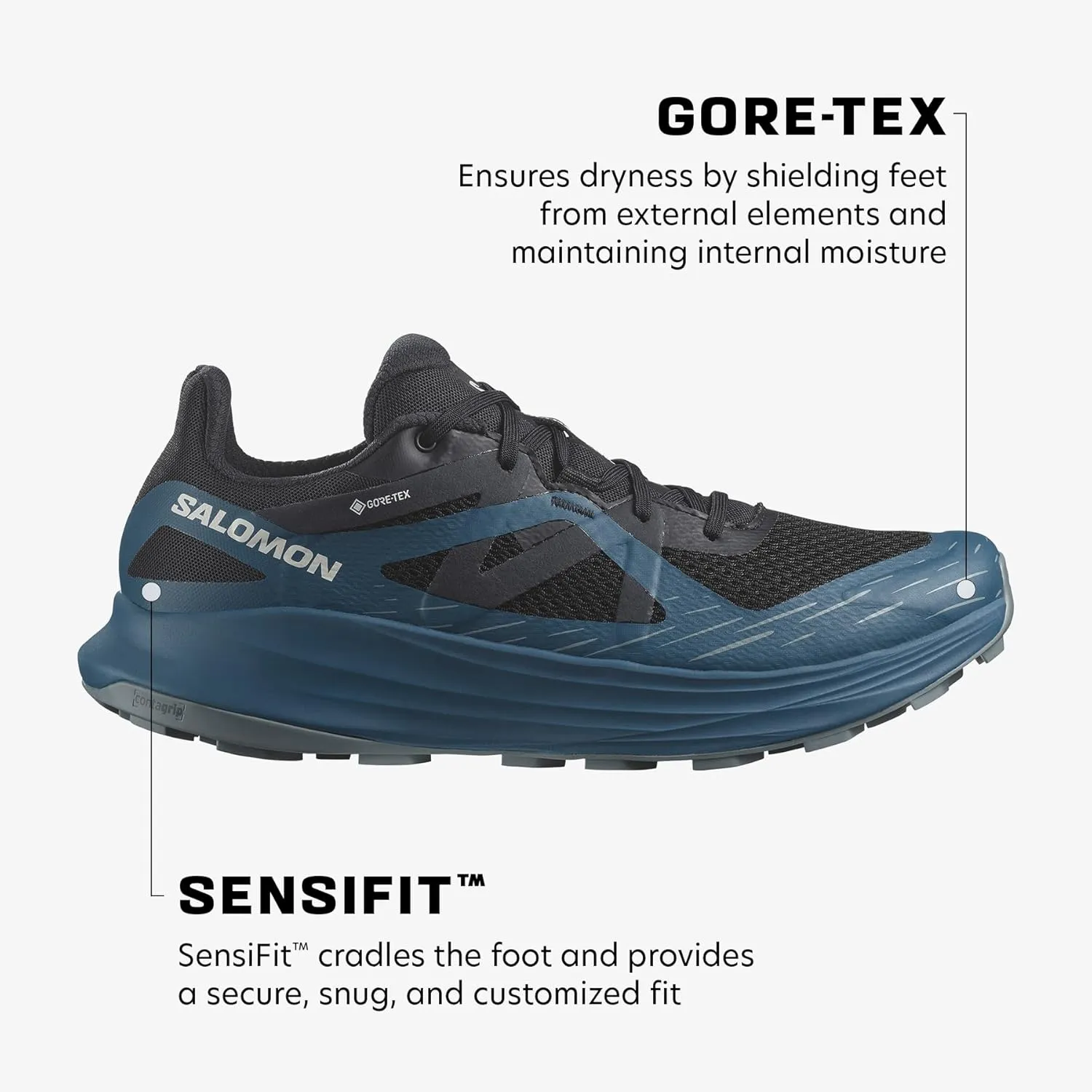 Salomon Men's Ultra Flow Gore-tex M Trail Running Shoes Sneaker