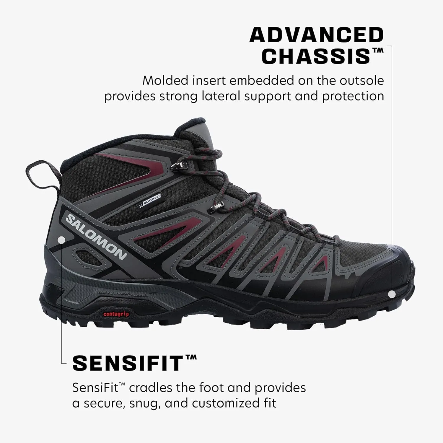 Salomon Men's X Ultra Pioneer Mid Climasalomon Waterproof Hiking Boot