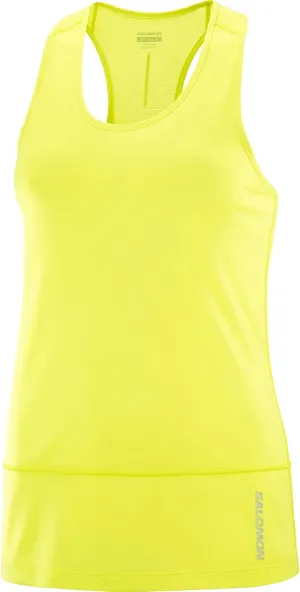 Salomon Women's Cross Run Tank for Trail Running