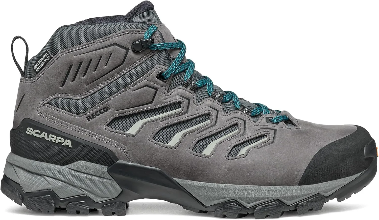 SCARPA Men's Moraine Mid WP Waterproof Breathable Boots for Backpacking & Hiking