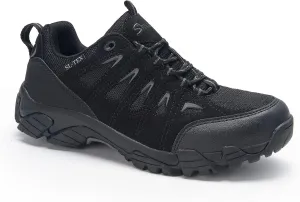 SHULOOK Men's Waterproof Hiking Shoes Lightweight Anti Slip Outdoor Ankle Boots Breathable Hike Trekking Trails Shoe