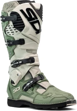 SiDI | Offroad Motorcycle Boots, Professional Motocross Boots for Men CROSSFIRE 3, Adjustable and Replaceable Buckles, Flex System, Hyper Extension Block