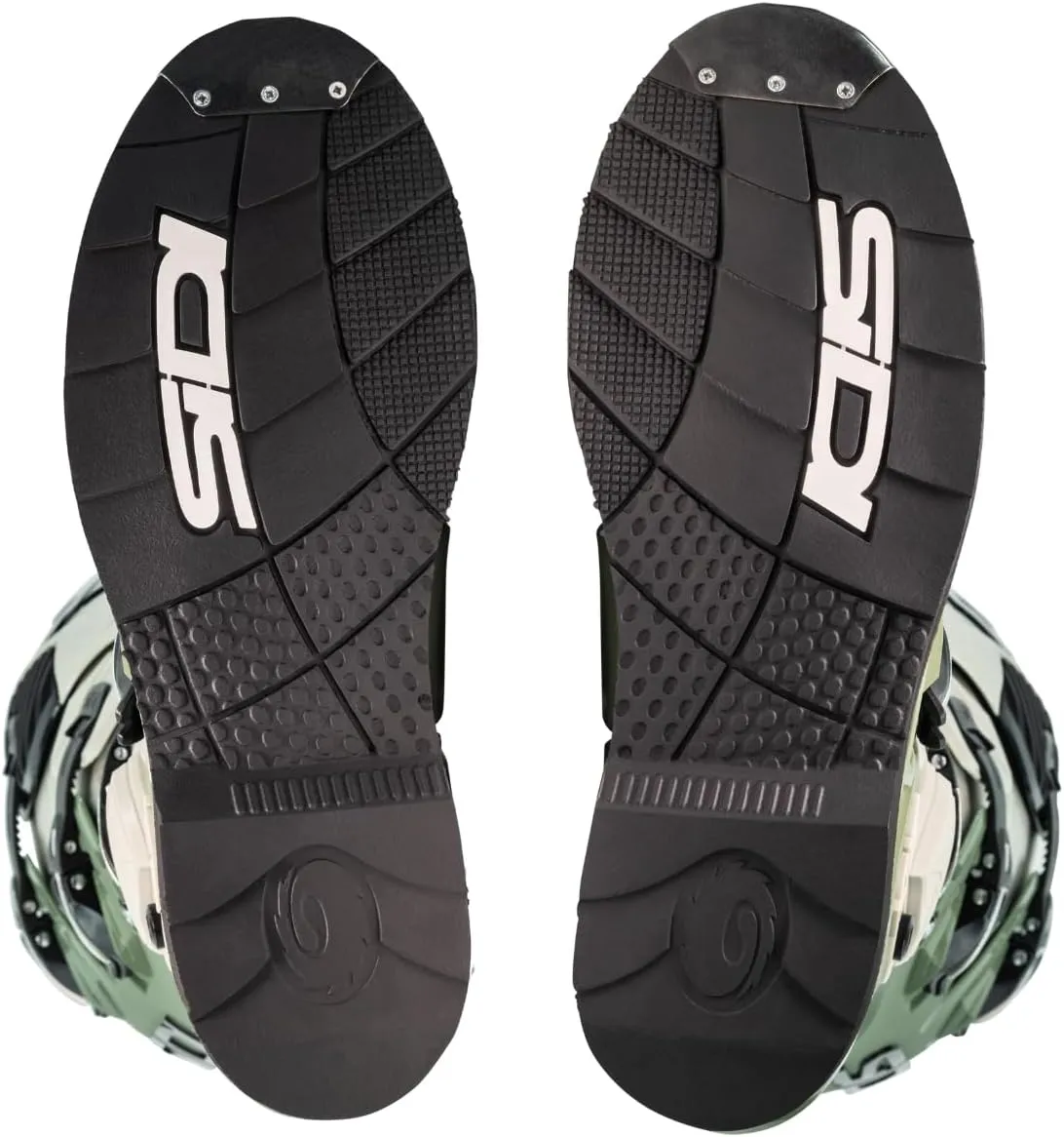 SiDI | Offroad Motorcycle Boots, Professional Motocross Boots for Men CROSSFIRE 3, Adjustable and Replaceable Buckles, Flex System, Hyper Extension Block