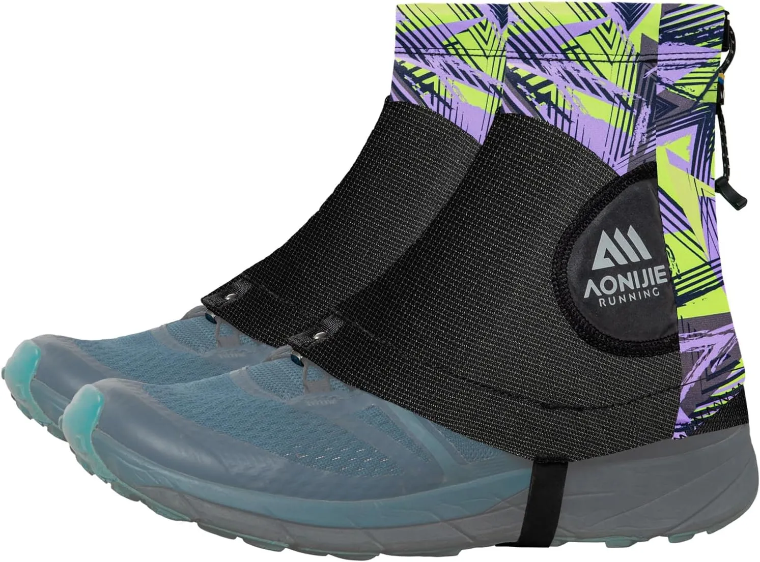 Size 6-10 Trail Gaiters Low Shoes Gators for Hiking Boots and Shoes, Ankle Hiking Gaiters for Men Women