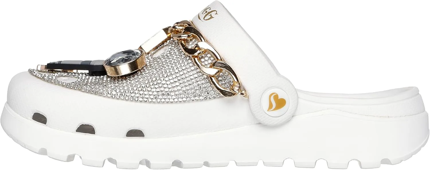 Skechers Women's Snoop Dogg: Arch Fit Footsteps-Rolling N Gold Clog