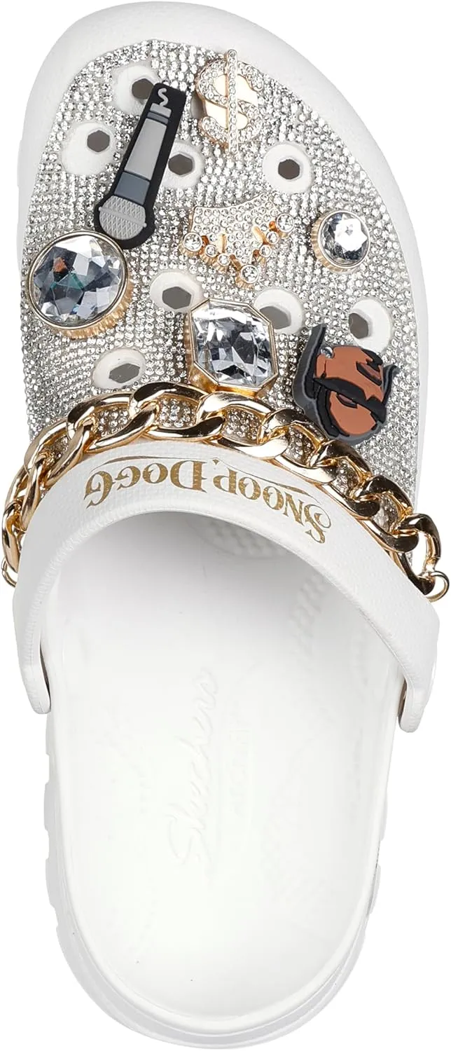 Skechers Women's Snoop Dogg: Arch Fit Footsteps-Rolling N Gold Clog