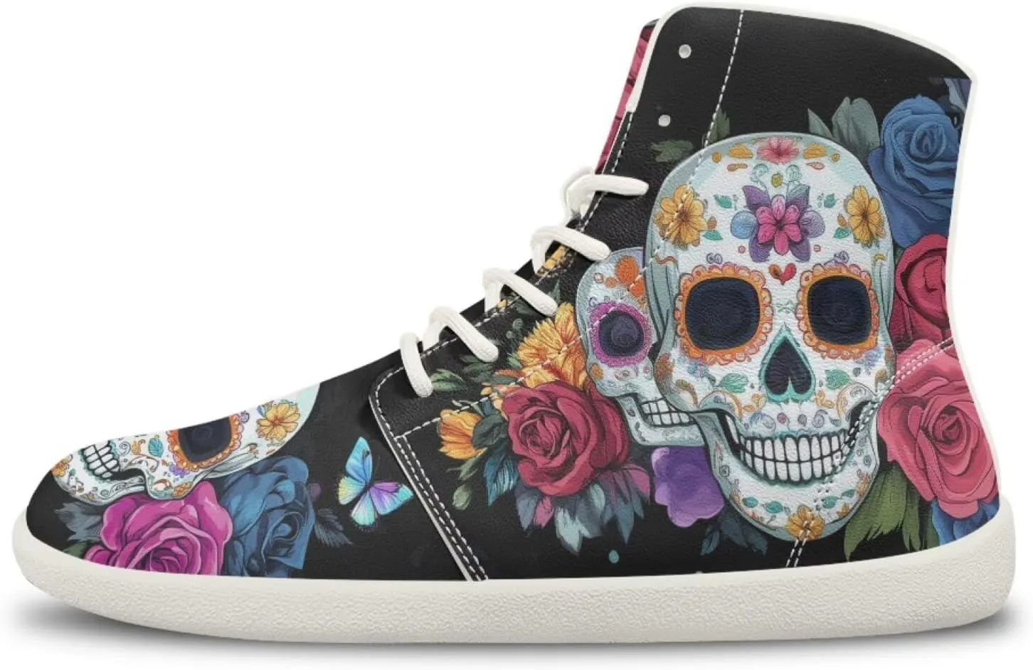 Skull Barefoot Shoes for Women Men Zero Drop Sole Trail Running Sneakers Wide Toe Box Minimalist Shoe