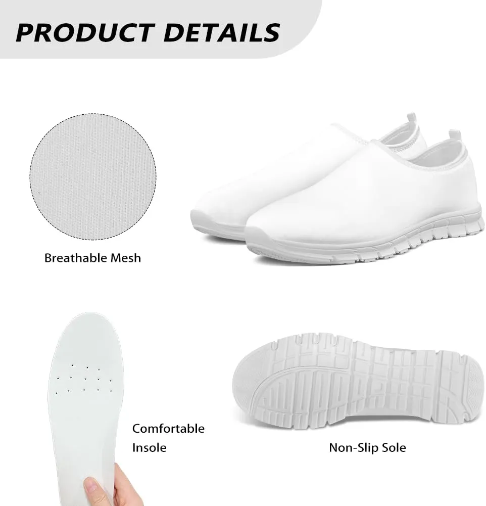 Skull Walking Shoes Casual Tennis Flat Work Loafer Wide Toe Driving Shoe Hiking Sneaker for Women